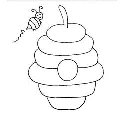 Coloriage Abeille (Animaux) #184175 à imprimer et colorier