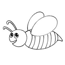 Coloriage Abeille (Animaux) #184183 à imprimer et colorier