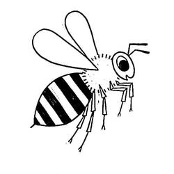 Coloriage Abeille (Animaux) #184208 à imprimer et colorier