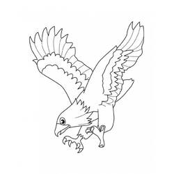 Coloriage Aigle (Animaux) #185162 à imprimer et colorier