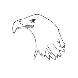 Coloriage Aigle (Animaux) #185176 à imprimer et colorier