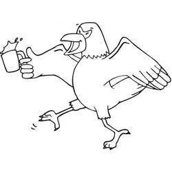 Coloriage Aigle (Animaux) #185180 à imprimer et colorier