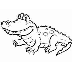 Coloriage Alligator (Animaux) #210193 à imprimer et colorier
