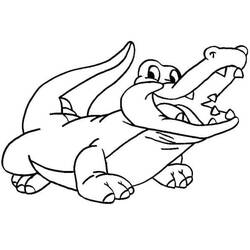 Coloriage Alligator (Animaux) #210201 à imprimer et colorier