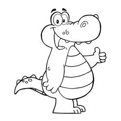 Coloriage Alligator (Animaux) #210224 à imprimer et colorier