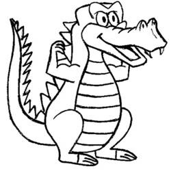 Dessin à colorier: Alligator (Animaux) #442 - Coloriages à Imprimer Gratuits