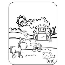Coloriage Animaux de ferme (Animaux) #198095 à imprimer et colorier