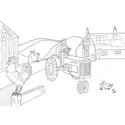 Coloriage Animaux de ferme (Animaux) #198104 à imprimer et colorier