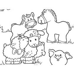 Coloriage Animaux de ferme (Animaux) #198105 à imprimer et colorier