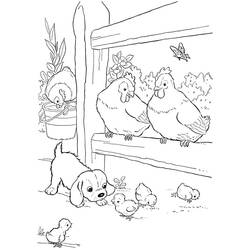 Coloriage Animaux de ferme (Animaux) #198118 à imprimer et colorier
