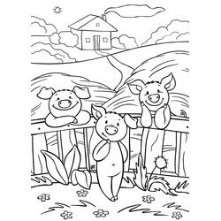 Coloriage Animaux de ferme (Animaux) #198121 à imprimer et colorier