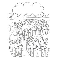 Coloriage Animaux de ferme (Animaux) #198123 à imprimer et colorier