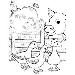 Coloriage Animaux de ferme (Animaux) #198136 à imprimer et colorier