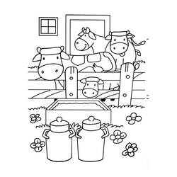 Coloriage Animaux de ferme (Animaux) #198139 à imprimer et colorier