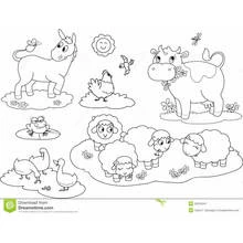 Dessin à colorier: Animaux de ferme (Animaux) #21428 - Coloriages à Imprimer Gratuits