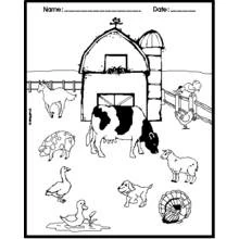Dessin à colorier: Animaux de ferme (Animaux) #21502 - Coloriages à Imprimer Gratuits