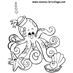 Dessin à colorier: Animaux marins (Animaux) #21983 - Coloriages à Imprimer Gratuits