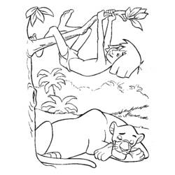 Dessin à colorier: Animaux sauvages / de la jungle (Animaux) #21163 - Coloriages à Imprimer Gratuits