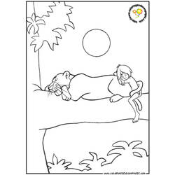 Dessin à colorier: Animaux sauvages / de la jungle (Animaux) #21349 - Coloriages à Imprimer Gratuits