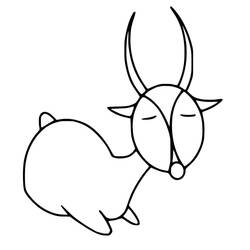 Coloriage Antilope (Animaux) #210748 à imprimer et colorier