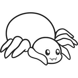 Coloriage Araignée (Animaux) #184508 à imprimer et colorier