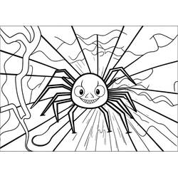 Coloriage Araignée (Animaux) #184510 à imprimer et colorier