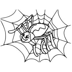 Coloriage Araignée (Animaux) #184520 à imprimer et colorier