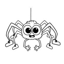 Coloriage Araignée (Animaux) #184527 à imprimer et colorier