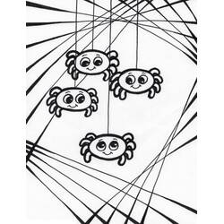 Coloriage Araignée (Animaux) #184529 à imprimer et colorier