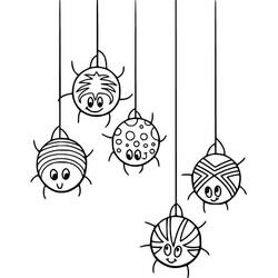 Coloriage Araignée (Animaux) #184533 à imprimer et colorier