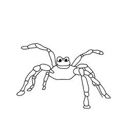 Dessin à colorier: Araignée (Animaux) #611 - Coloriages à Imprimer Gratuits