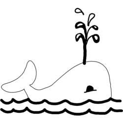 Dessin à colorier: Baleine (Animaux) #868 - Coloriages à imprimer
