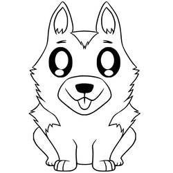 Dessin à colorier: Berger Allemand (Animaux) #214075 - Coloriages à Imprimer Gratuits