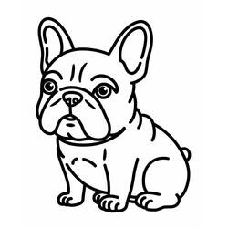 Dessin à colorier: Bouledogue Français (Animaux) #221206 - Coloriages à Imprimer Gratuits
