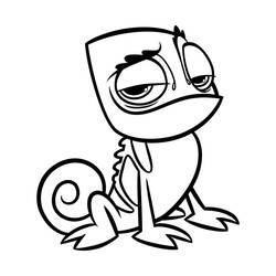 Coloriage Caméléon (Animaux) #206717 à imprimer et colorier