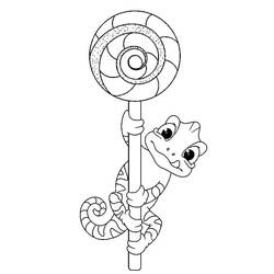 Coloriage Caméléon (Animaux) #206737 à imprimer et colorier