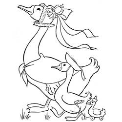 Coloriage Canard (Animaux) #185500 à imprimer et colorier