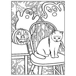 Dessin à colorier: Chat (Animaux) #174950 - Coloriages à Imprimer Gratuits