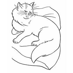 Dessin à colorier: Chat (Animaux) #174956 - Coloriages à Imprimer Gratuits