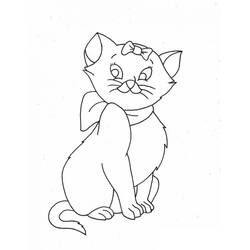 Dessin à colorier: Chat (Animaux) #174990 - Coloriages à Imprimer Gratuits