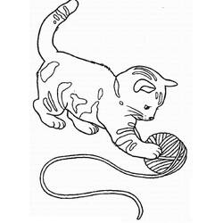 Coloriage Chaton (Animaux) #176598 à imprimer et colorier