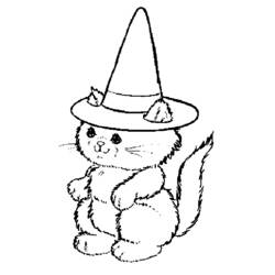 Dessin à colorier: Chaton (Animaux) #18058 - Coloriages à Imprimer Gratuits