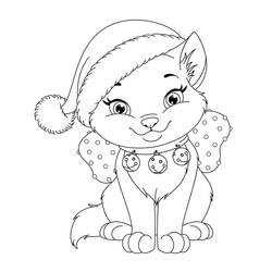 Coloriage Chaton (Animaux) #215360 à imprimer et colorier