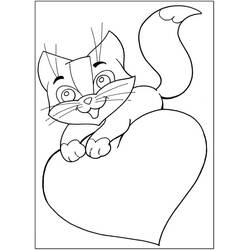 Coloriage Chaton (Animaux) #215369 à imprimer et colorier