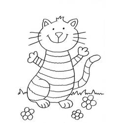 Coloriage Chaton (Animaux) #215374 à imprimer et colorier