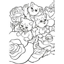 Coloriage Chaton (Animaux) #215377 à imprimer et colorier