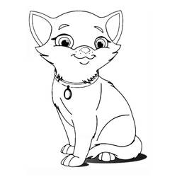 Coloriage Chaton (Animaux) #215380 à imprimer et colorier