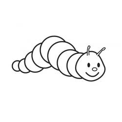 Coloriage Chenille (Animaux) #210371 à imprimer et colorier