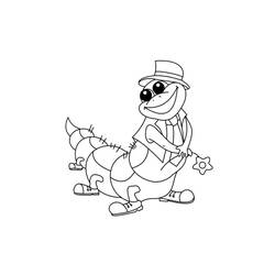 Coloriage Chenille (Animaux) #210373 à imprimer et colorier