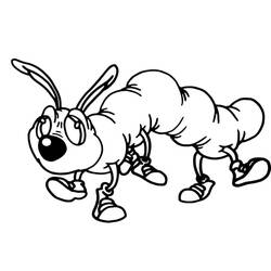 Coloriage Chenille (Animaux) #210390 à imprimer et colorier